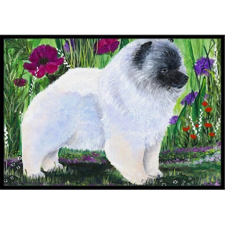 Carolines Treasures 18 x 27 in. Keeshond Indoor Outdoor Doormat SS8424MAT